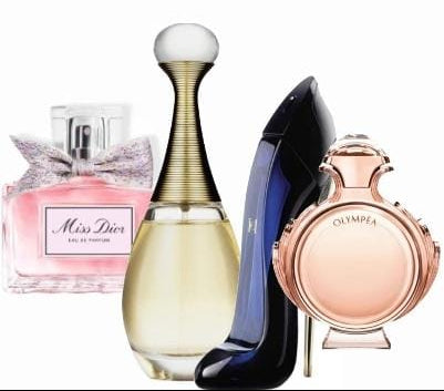 Комплект от 4 парфюма | Miss Dior + J'adore + Good Girl + Olympéa – 100 ml